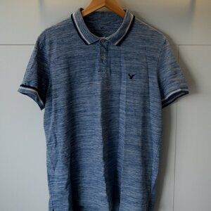 American Eaglo Blue Navy Polo (Large)